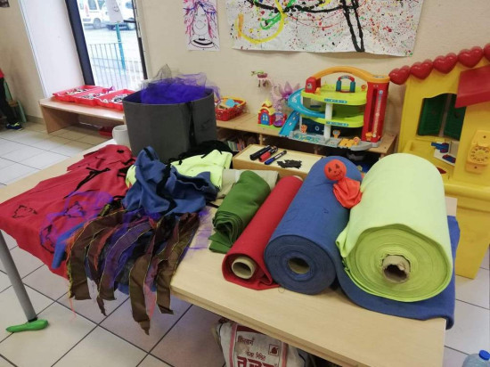 Atelier Couture au Centre de Loisir de Laguépie Halloween 27 Octobre 2020